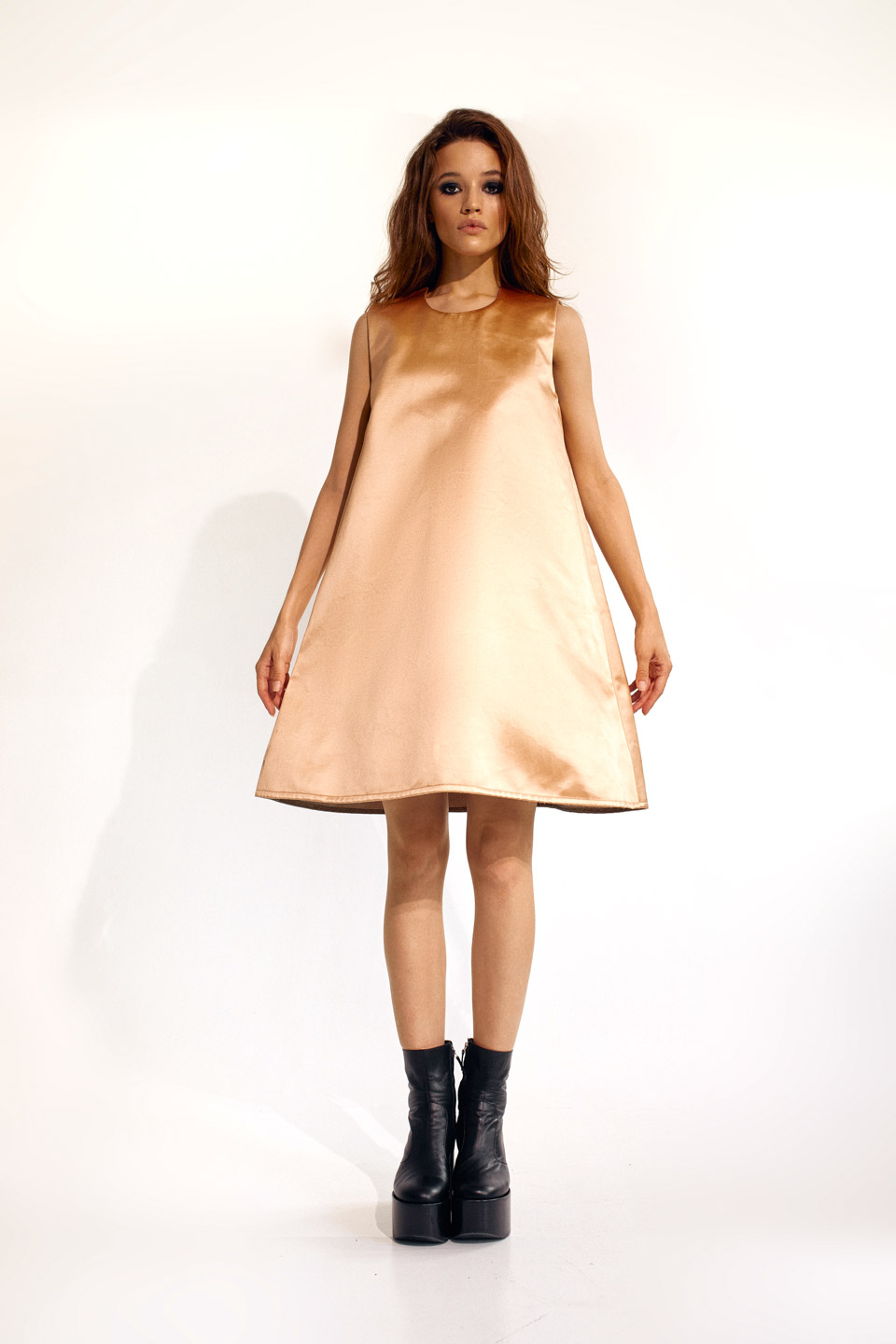 Silk shift dress 