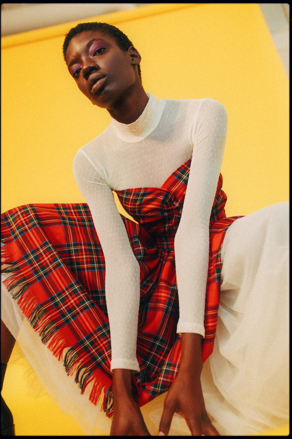 Dress in traditional Scottish style