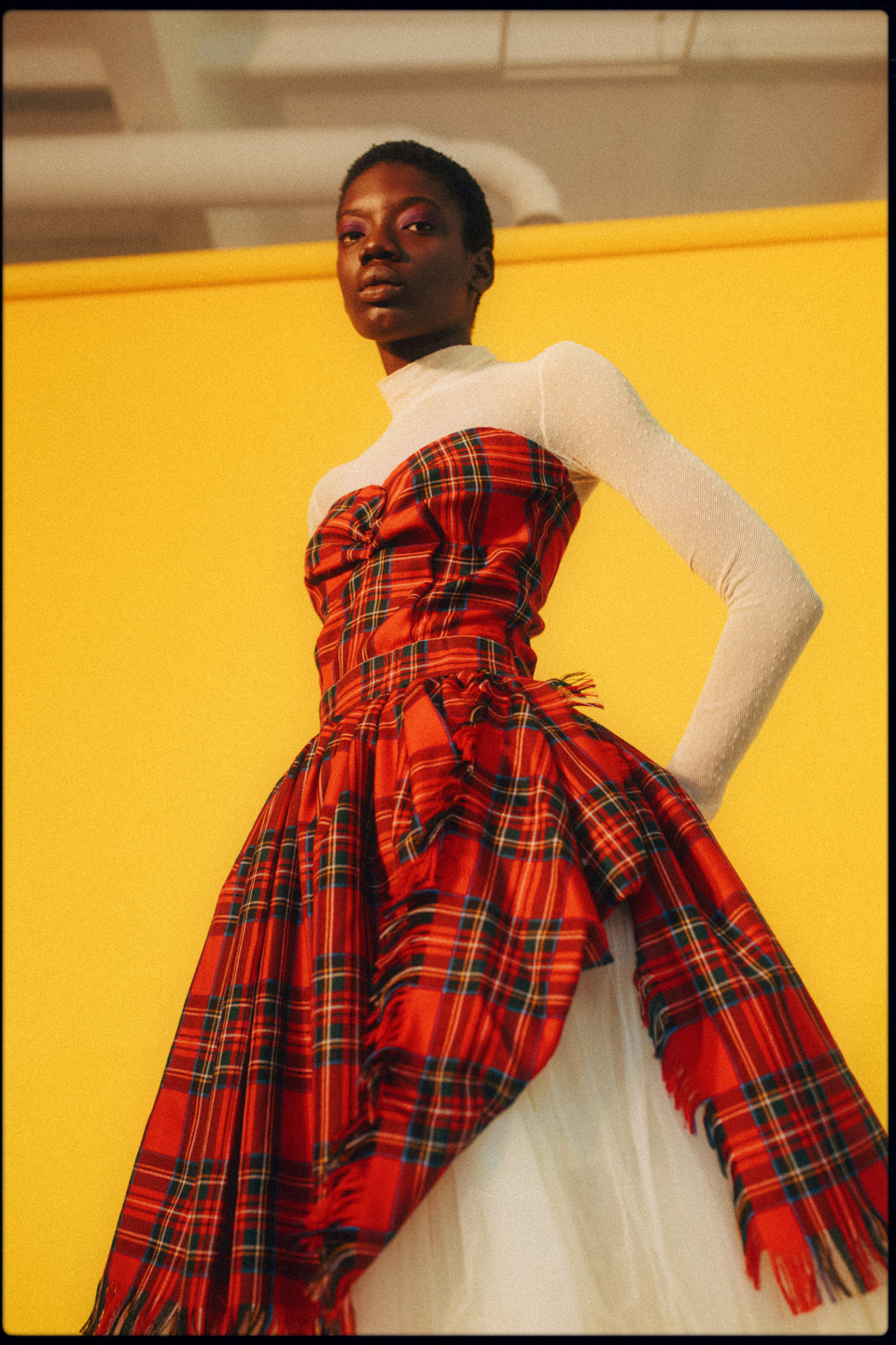 Dress in traditional Scottish style