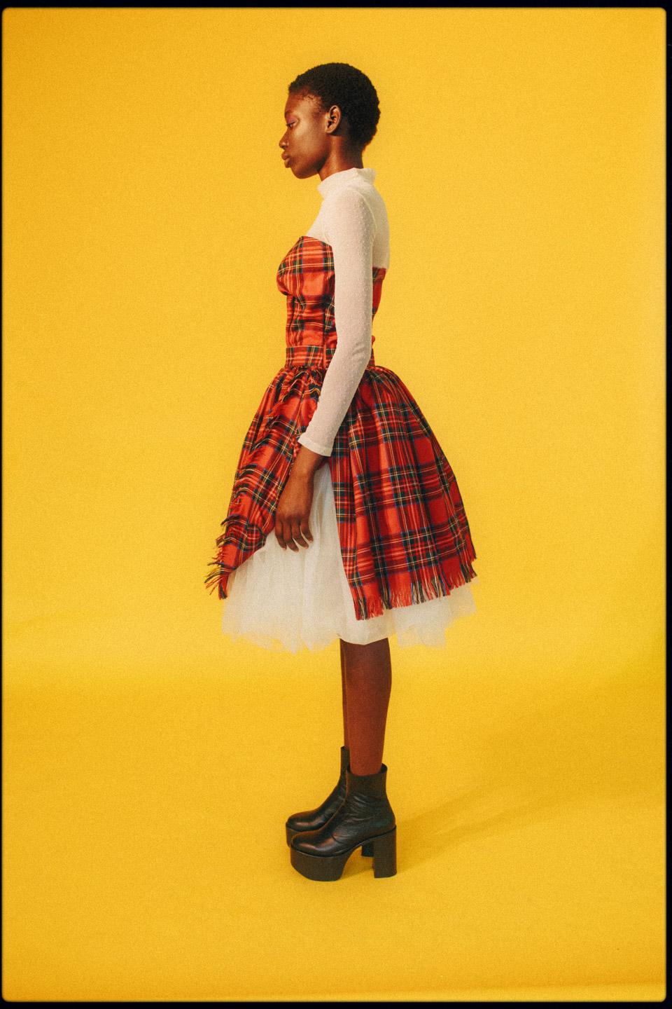 Dress in traditional Scottish style