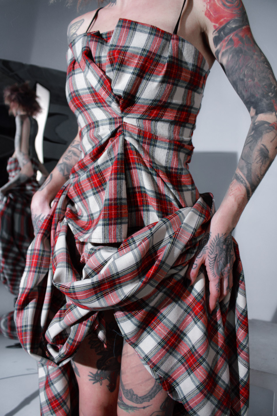 Draped check coset Rock'n' Roll 