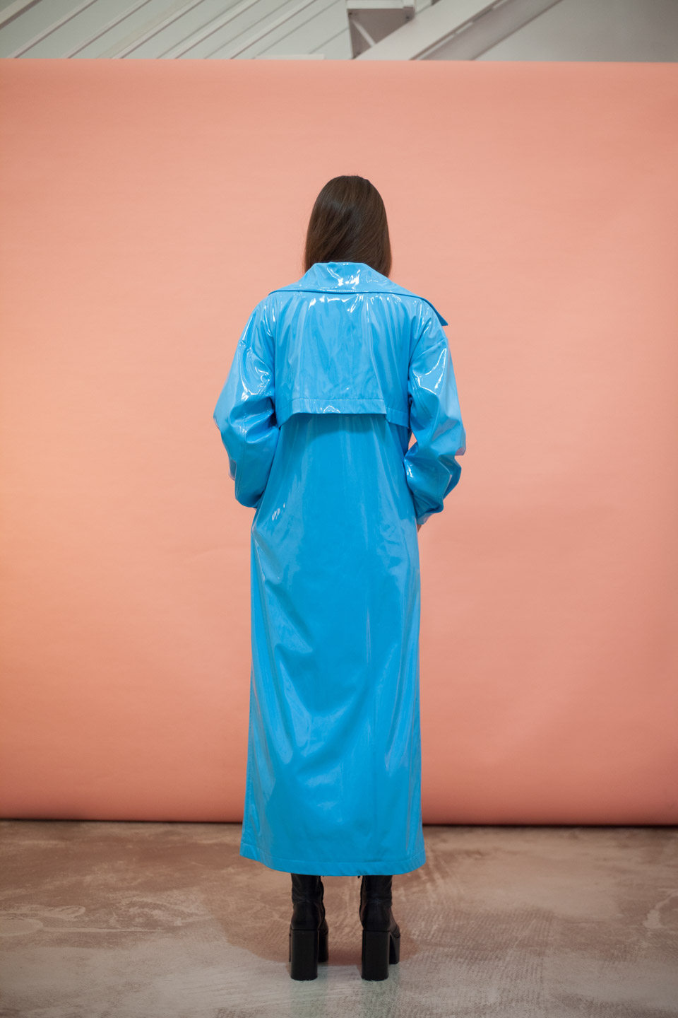 Trench Coat in freedom blue