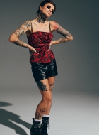 hot pants leather optic