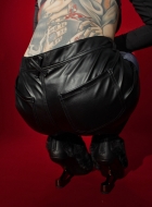 shorts leather optic