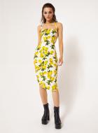 lemon print dress