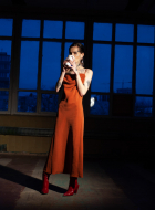 Maxi Slip Dress Caramel