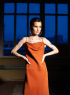 Maxi Slip Dress Caramel 