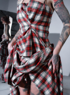 Draped check coset Rock'n' Roll 