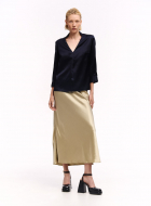 Silk MIDI SKIRT 