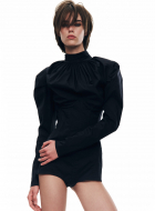 corset bodysuit black