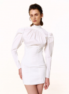 Mini CORSET dress white